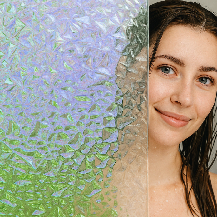 Szyby ornamentowe do łazienek