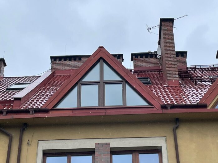 trojkatne okna realizacja