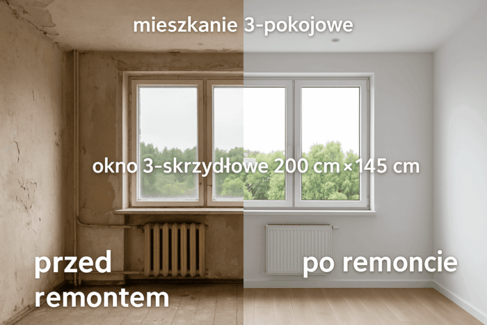 mieszkanie 3 pokojowe