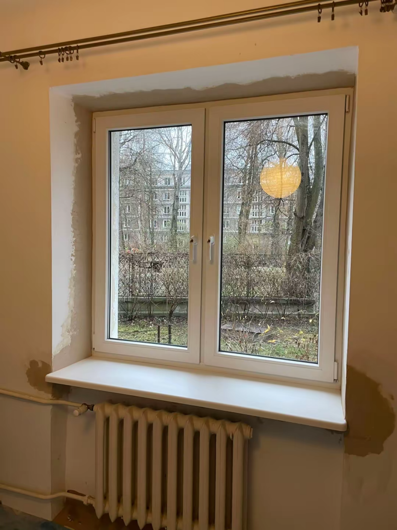 Nowe okna – blok Warszawa