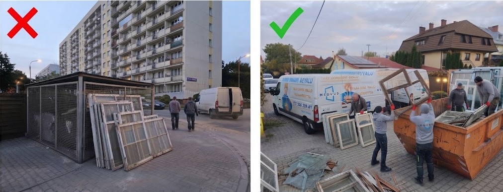 utylizacja okien